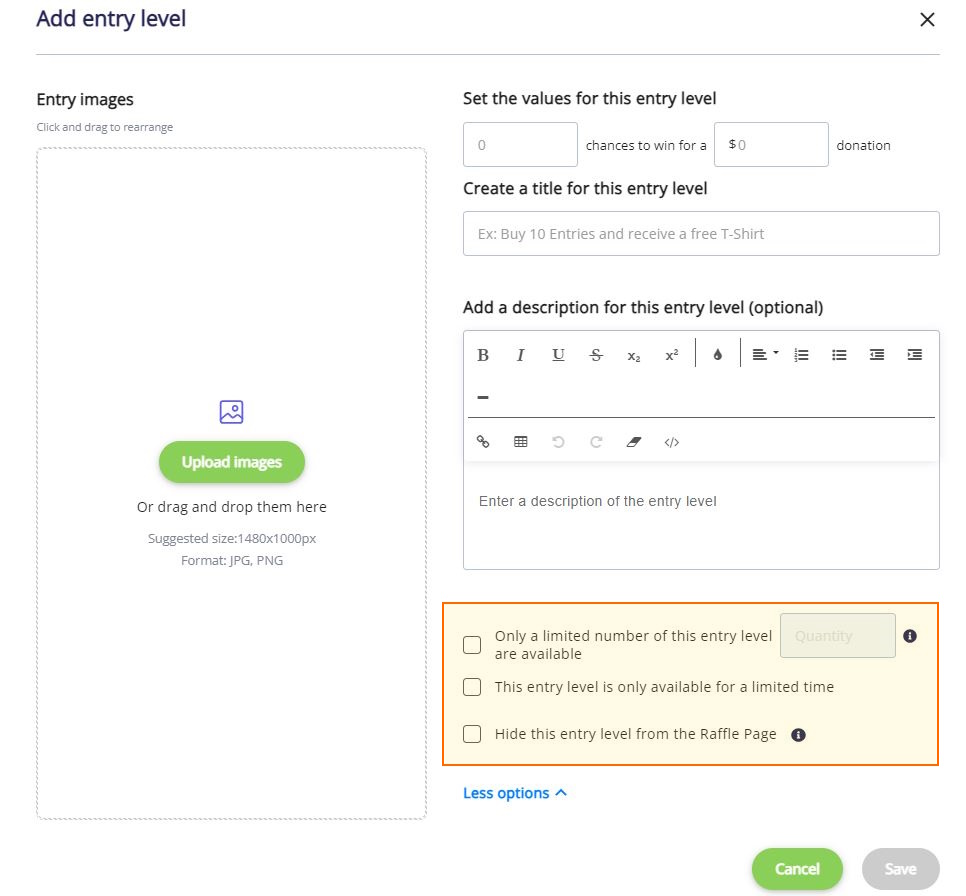 How to set up entry levels for raffles or sweepstakes 10.jpg