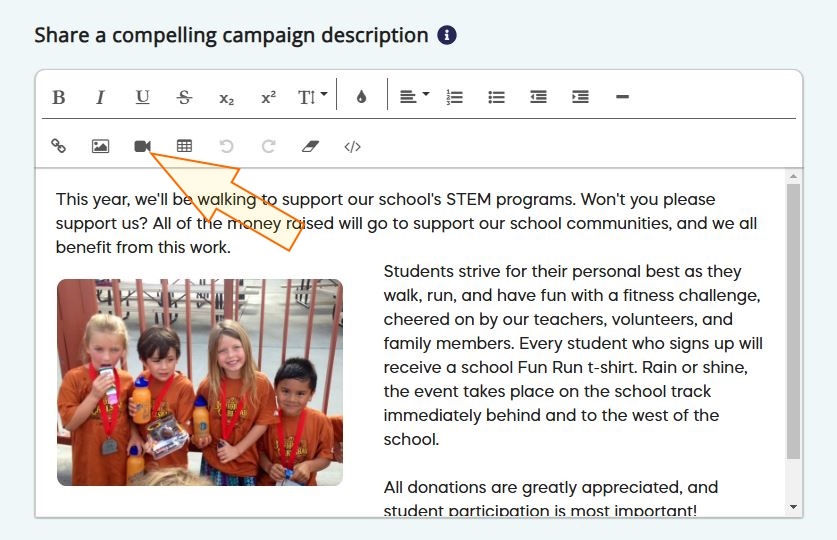 How can I add a video to my fundraiser page 5.jpg