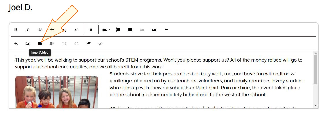 How can I add a video to my fundraiser page 6.jpg