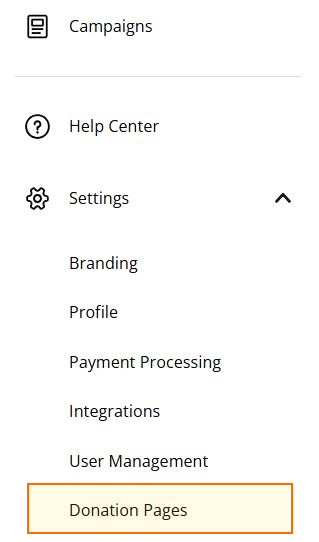 Donation Page Reports Dojiggy Knowledge Base