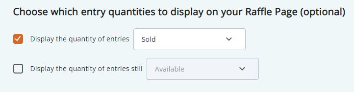 How do I display the number of entries sold or available 1.jpg