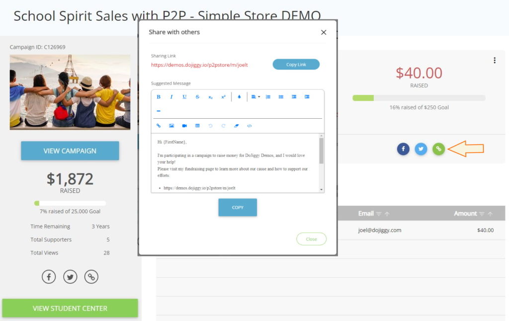 How to Edit the Message Your Participants and Teams Can Send to Potential Donors 1.jpg