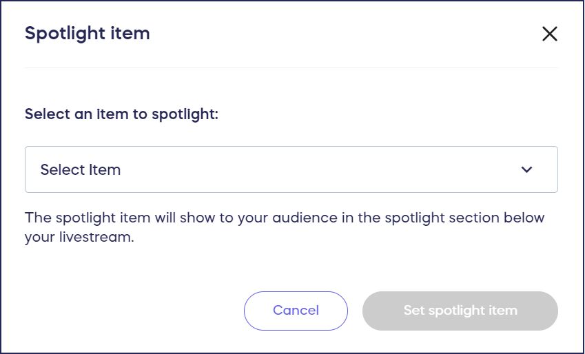 How to Spotlight an Item During your Livestream Event 2.png