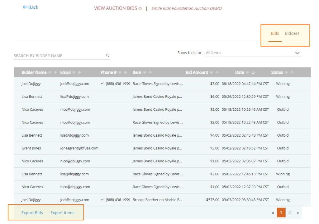 How to view a list of auction bids and bidders 1.jpg