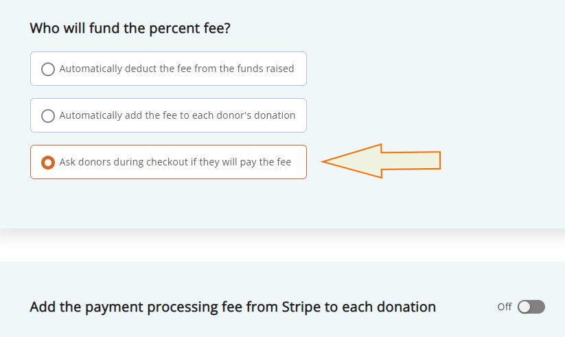 Can I have donors pay the payment processing and platform fees 5.jpg