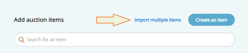 April 3rd, 2023 – Ability to bulk import Auction items 1.jpg