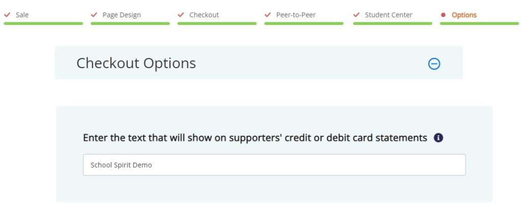 How do I edit the text shown on my donor’s bank statement 2.jpg
